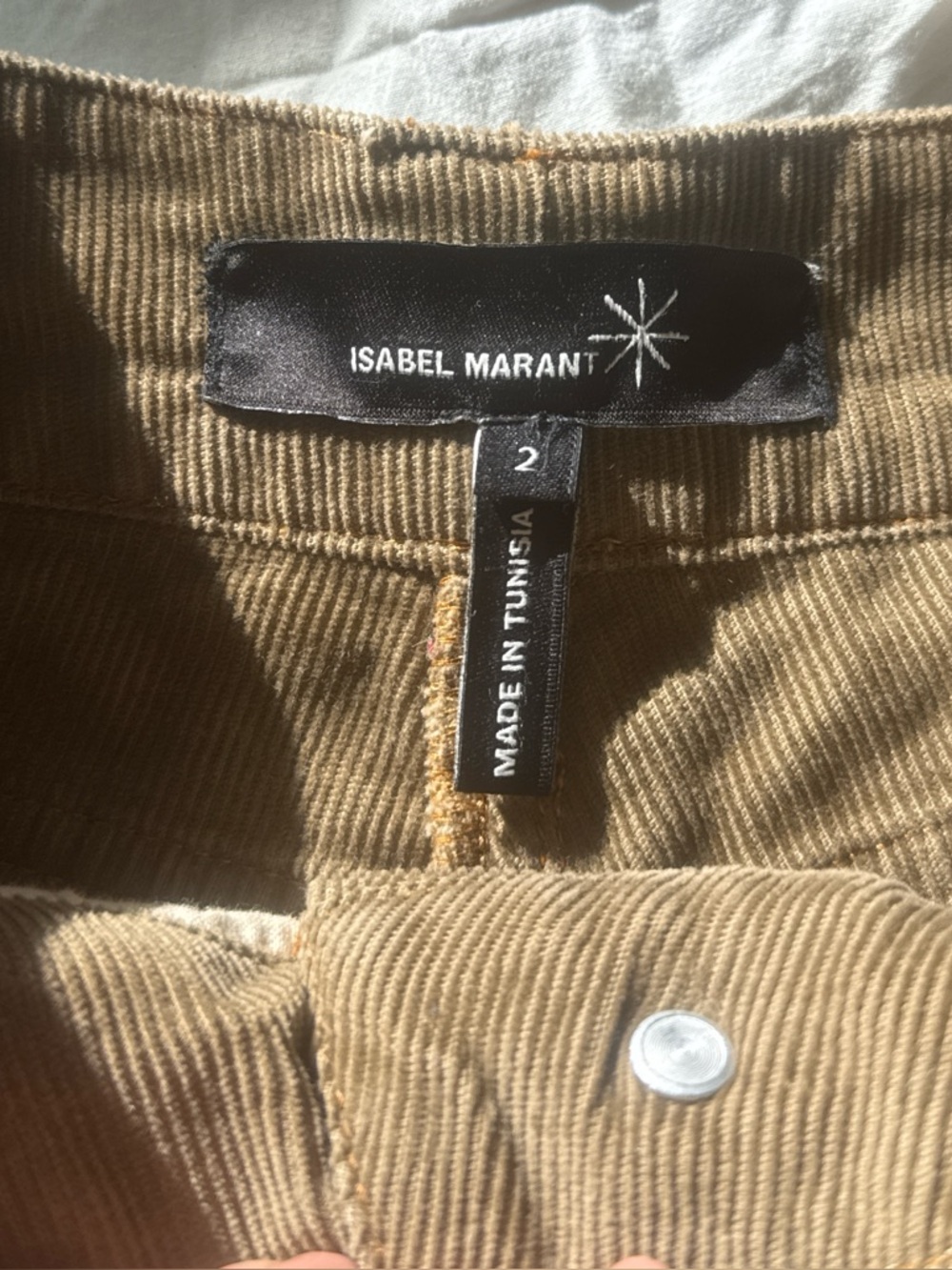 Isabel Marant Corduroy shorts in Light Brown
